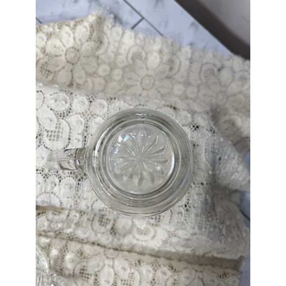 VINTAGE ANCHOR HOCKING STAR OF DAVID CREAMER - Picture 5 of 9